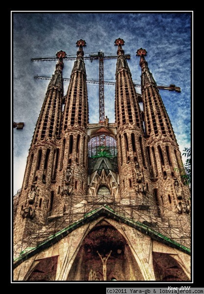 Templo de la Sagrada Familia (Barcelona)
Una ,maravilla y Gaudí un genio
