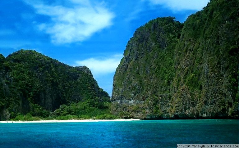 Viajar a  Tailandia - LLegada a Maya Beach Phi Phi Island Tailandia