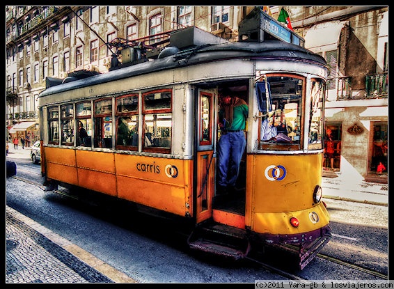 Tranvia en Lisboa
Un viejo tranvia en la ciudad de Lisboa
