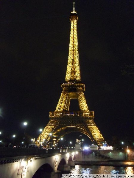 Tour Eiffel nuit
De noche desde la otra orilla del Sena
