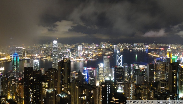 Hong Kong
Hong Kong desde el peak Victoria
