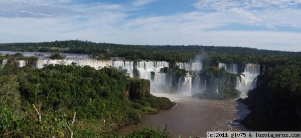 Cataratas de Iguazú
Cataratas de Iguazú vistas desde el lado brasileño
