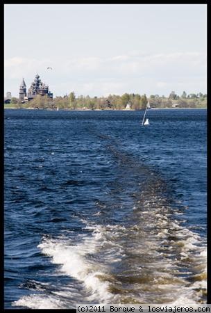 Ferry a Kizhi
El ferry que lleva hasta la isla/museo de Kizhi se aleja dirección Petrozavodsk
