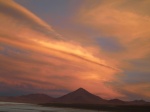 Sunset at Laguna Colorada