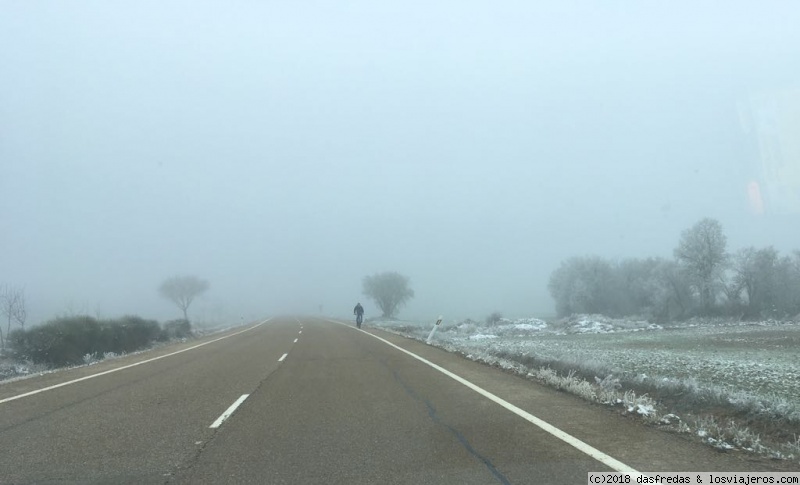 Etapa 2. Población de Campos (Palencia) - Sahagún (León) - Camino de Santiago francés en bicicleta, ¡en enero! (1)