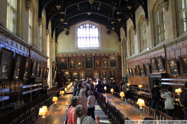 Christ Church refectorio
Refectorio o comedor del Christ Church College en Oxford
