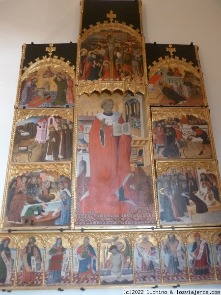 Retablo Museo de Segorbe.
Museo Catedralicio, Segorbe, uno de los numerosos retablos que se pueden admirar.
