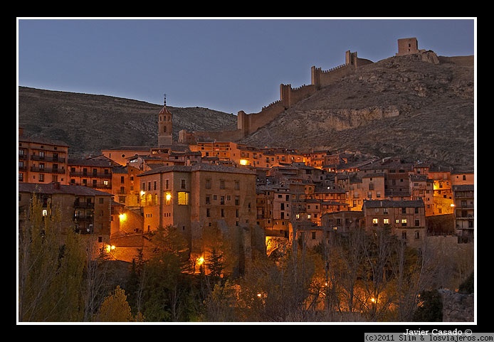 Forum of Albarracín: Albarracin al anochecer