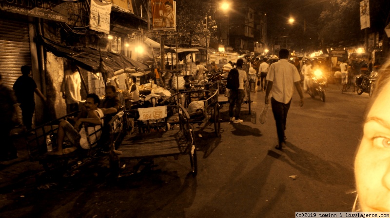 Viajar a  India: Calcuta - Mercadillo Nocturno (Calcuta)