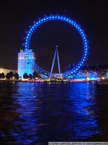 Blue London Eye
London Eye by night
