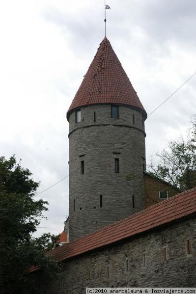 Torre en la muralla medieval de Tallin, Estonia
Muralla forticada de protección a la ciudad de ambiente Medieval de Tallin.Estonia
