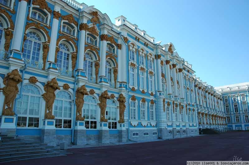 Viajar a  Rusia: Nudismo - Palacio de Catalina (San Petersburgo) (Nudismo)