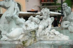 Un ángel de la Fontana.
Fontana Roma Neptuno Nettuno ángel agua