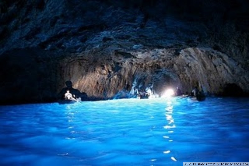 Foro de Capri o Cerdeña: La gruta Azul de la isla de Capri