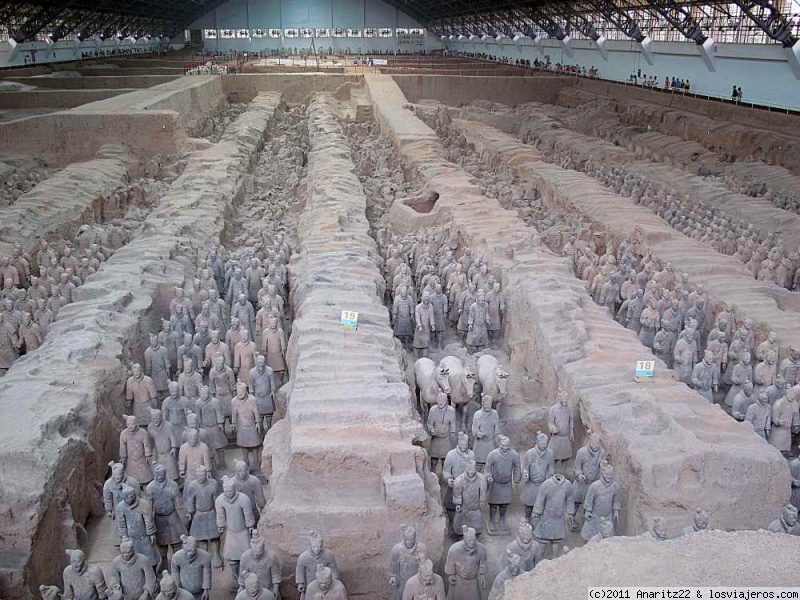 Foro de Xían en China, Taiwan y Mongolia: Pabellon de los guerreros de Xian