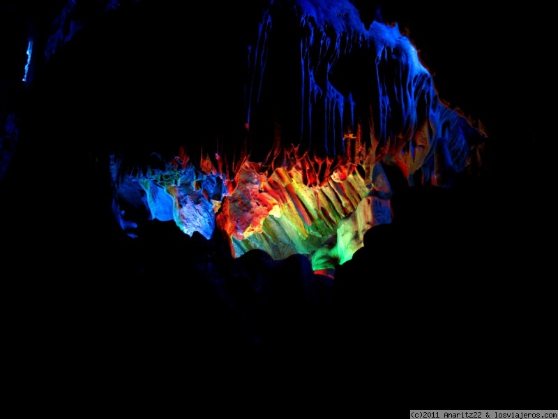 Opiniones Compras en Guangzhou en China, Taiwan y Mongolia: La roca de la concha en la Cueva de la flauta de caña