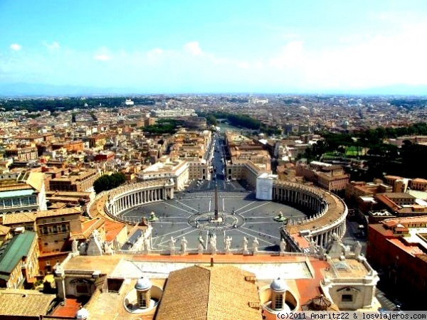 View from the dome of St. Peter - Italy