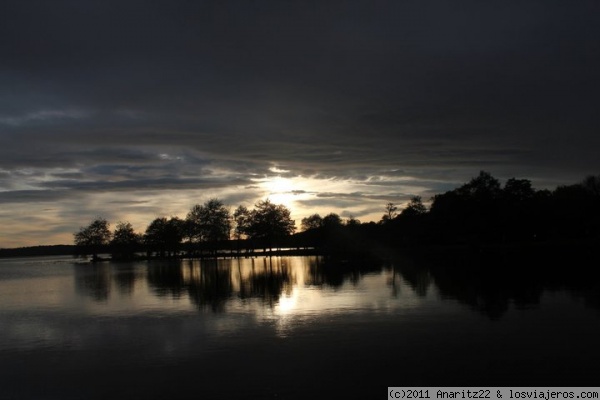 Darkening in the Landes - France