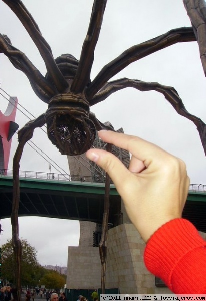 Cogiendo la araña del Guggenheim
La araña gigante 'Mamá', de la artista Louise Bourgeois, última adquisición del Guggenheim
