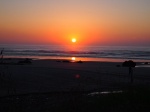 Empieza a atardecer en la playa de Helguera
Cantabria