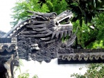 Dragon on one wall of the Yuyuan Garden