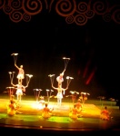 Espectaculo en el teatro chino
Pekin, China