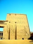 Right pylon in the temple of Edfu