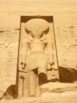 Central image in Abu Simbel