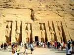 Marabunta en el templo de Nefertari.
Abu Simbel, Egipto