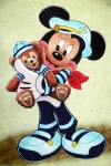 Mickey Mouse y su osito Duffy