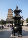 Yo en la Gran Pagoda de la Oca Salvaje
Xian, China