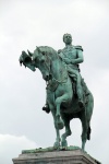 La estatua de Guillermo II en Luxemburgo