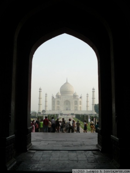 Taj Mahal desde la puerta
505 Taj Mahal, Agra
