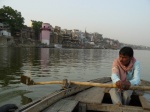 barquero en el Ganges