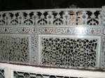 detalle dentro de Taj Mahal
Agra