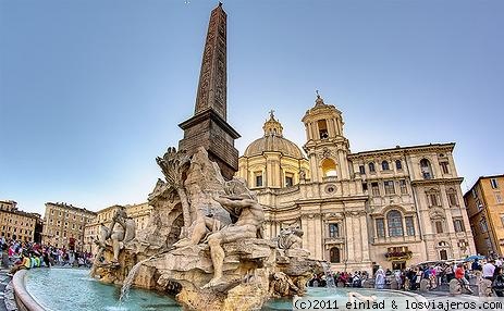 Plaza Navona
Plaza Navona- Fuente de los cuatro rios
