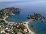 Taormina. Playa Isola Bella