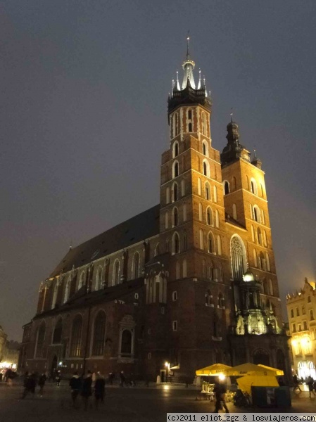 Basílica de Santa María
Vista lateral, Cracovia
