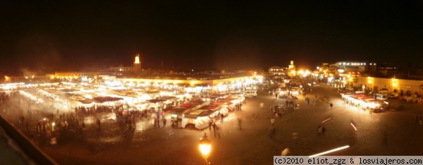 plaza Jamal el Fan, Marrakech
vista nocturna
