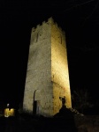 torre del homenaje, vista nocturna