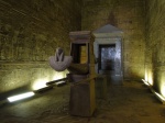 sala sagrada del templo de Edfu
Edfu, sala, sagrada, templo, barca, original