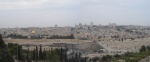 view of Jerusalem from the Mount of Olives