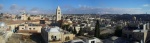 vista desde la terraza del Albergue Citadel, Jerusalem