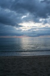 Dusk on the beach of Phuket