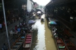 Damnoensaduak
Damnoensaduak, Vista, mercado, flotante, desde, puente, elevado