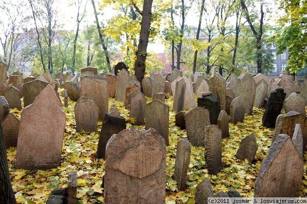 Cementerio Judio Praga
Es un lugar sobrecogedor,está en el barrio de Josefov, creado en 1439 y el único lugar donde enterrar a los judios en Praga durante 300 años, enterrados unos sobre otros se estima mas de 100.000 cuerpos enterrados.
