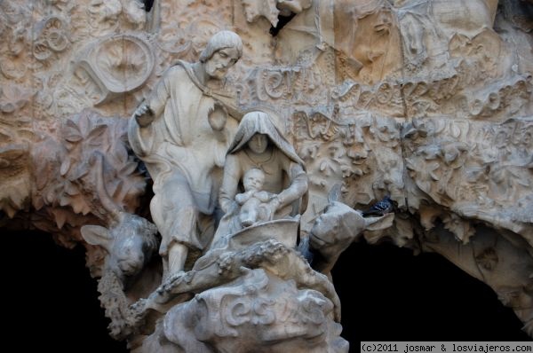 Sagrada Familia. Barcelona
Detalle en la fachada
