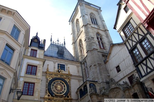 Gros Horloge (Gran Reloj) de Rouen - Francia
Big Clock (Reloj Gran) Rouen - France