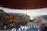 Iglesia Temppeliaukio kirkko. Helsinki