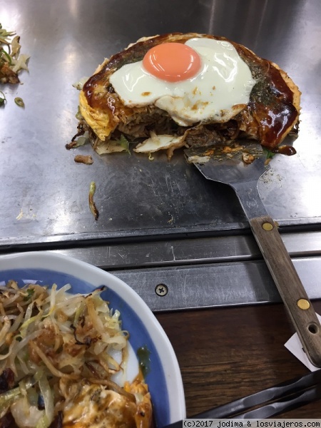 PIZZA OKONOMIYAKI
Estaba muy buena
